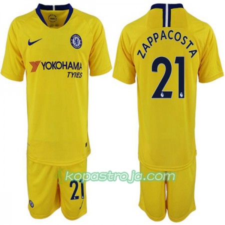 Billiga Fotbollströjor Chelsea Davide Zappacosta 21 Barn Borta tröja 2018/19 Kortärmad